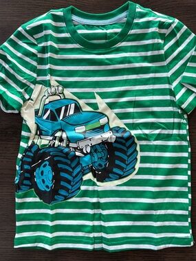 NEW 5T Monster Truck Shirt - Green